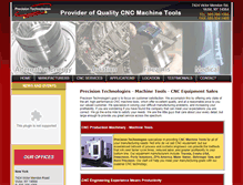 Tablet Screenshot of precisiontechnologies.us
